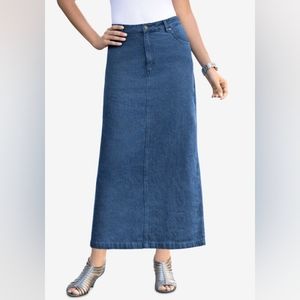 💜VINTAGE💜 Bobbie Brooks Denim Maxi Skirt